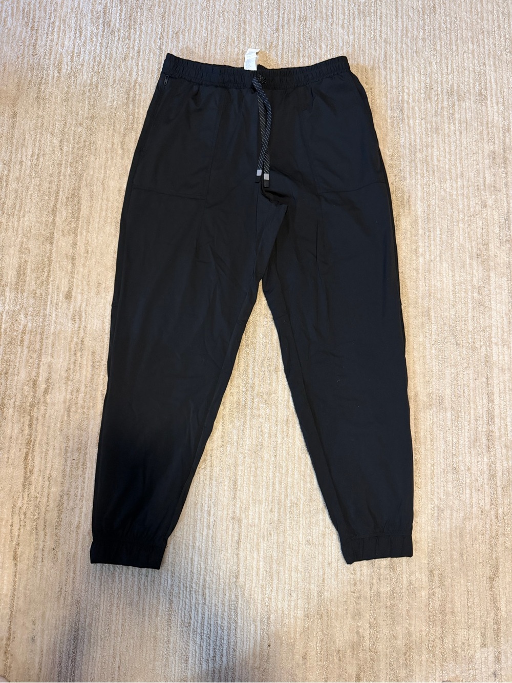 Fabletics Women's Black Drawstring Joggers